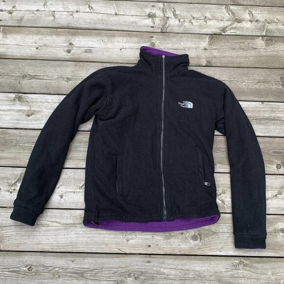 Vintage The North Face Reversible Sherpa Zip Up Jacket Medium - Picture 1 of 12